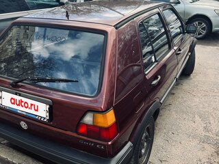 1990 Volkswagen Golf II, красный, 360000 рублей, вид 3