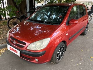 2006 Hyundai Getz I Рестайлинг, красный, 380000 рублей, вид 1
