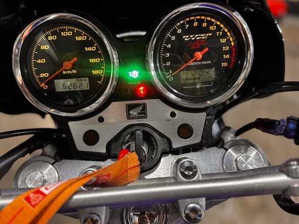 2002 Honda CB 400F, синий, 360000 рублей - вид 3