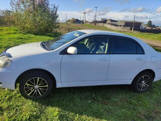 2002 Toyota Corolla IX (E120, E130), белый, 565000 рублей, вид 1