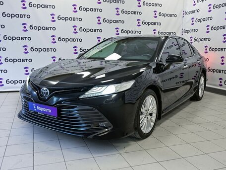 2020 Toyota Camry VIII (XV70), чёрный, 3000000 рублей, вид 3