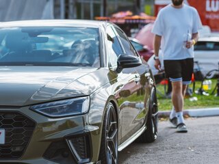 2021 Audi A4 45 TFSI V (B9) Рестайлинг, зелёный, 4100000 рублей, вид 1