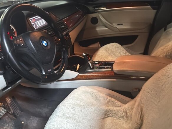 2012 BMW X6 M I (E71) Рестайлинг, синий, 1590000 рублей - вид 5