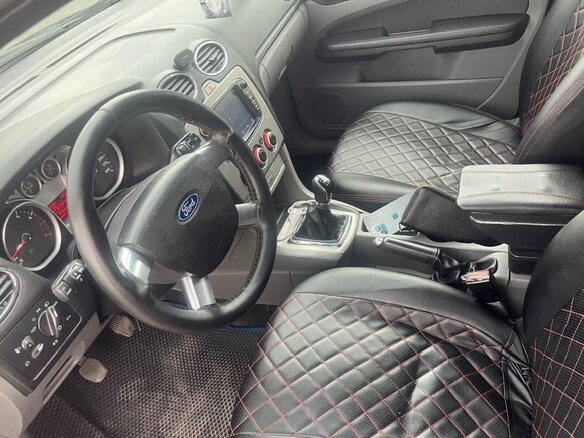 2008 Ford Focus II Рестайлинг, синий, 480000 рублей - вид 6