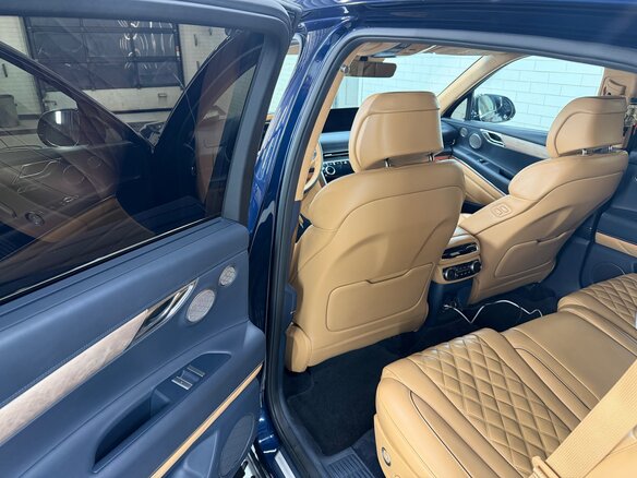 2020 Genesis GV80 I, синий - вид 8
