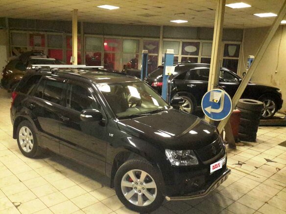 2008 Suzuki Grand Vitara II Рестайлинг, чёрный, 1100000 рублей - вид 1