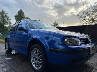 1998 Volkswagen Golf IV, синий, 449000 рублей, вид 3