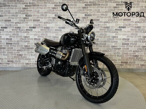 2025 Triumph Scrambler, чёрный, 1495000 рублей - вид 1