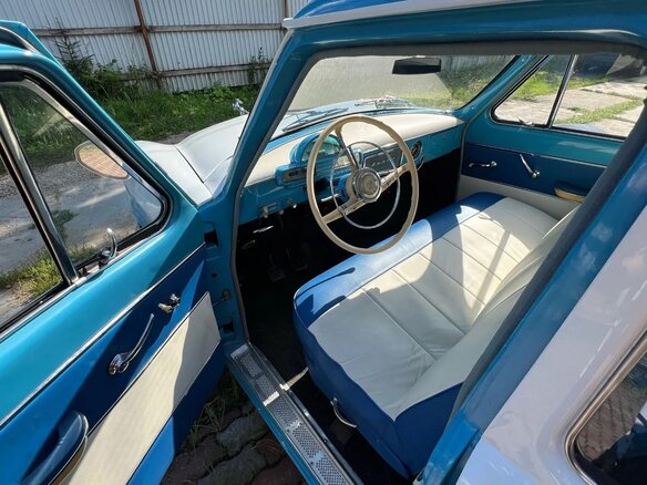 1960 ГАЗ 21 «Волга» 21И, голубой, 850000 рублей - вид 6
