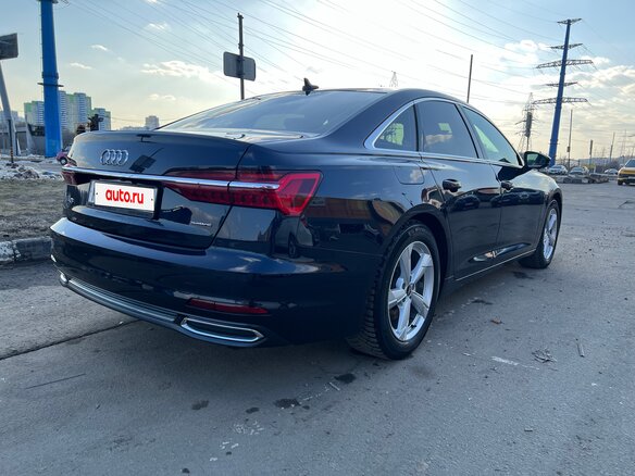 2021 Audi A6 45 TFSI V (C8), синий, 4500000 рублей - вид 6