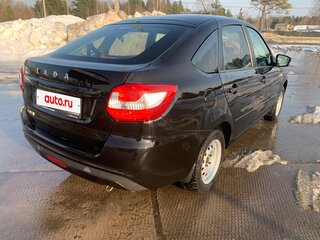 2020 Lada (ВАЗ) Granta I Рестайлинг, чёрный, 600000 рублей, вид 3