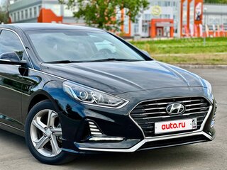 2019 Hyundai Sonata VII (LF) Рестайлинг, чёрный, 1990000 рублей, вид 2