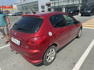 2007 Peugeot 206, красный, 250000 рублей, вид 4