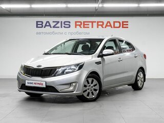 2013 Kia Rio 5-speed III, серебристый, 849000 рублей, вид 1