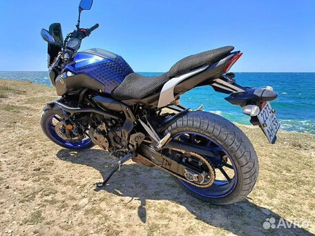 2020 Yamaha MT-07 (FZ-07), синий, 560000 рублей, вид 3