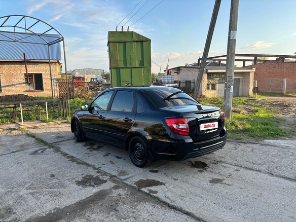 2022 Lada (ВАЗ) Granta I Рестайлинг, чёрный, 730000 рублей - вид 5