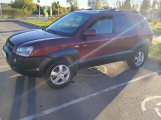 2006 Hyundai Tucson I, красный, 650000 рублей, вид 4