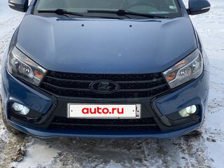 2017 Lada (ВАЗ) Vesta I, синий, 560000 рублей, вид 4