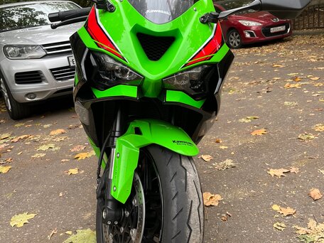 2024 Kawasaki ZX-6R Ninja, зелёный, 1350000 рублей, вид 4