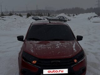 2019 Lada (ВАЗ) Granta I Рестайлинг, красный, 520000 рублей, вид 2