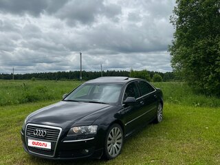 2007 Audi A8 Long II (D3) Рестайлинг, чёрный, 1300000 рублей, вид 1