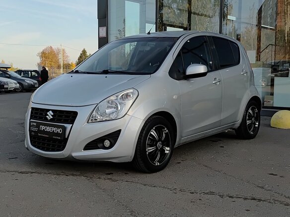 2013 Suzuki Splash I Рестайлинг, серебристый, 899000 рублей
