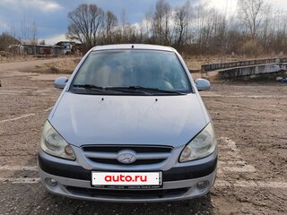 2007 Hyundai Getz I Рестайлинг, серебристый, 510000 рублей, вид 1