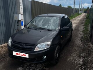 2013 Lada (ВАЗ) Granta I, чёрный, 200000 рублей, вид 2