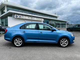 2015 Skoda Rapid I, синий, 968000 рублей, вид 4