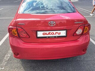 2008 Toyota Corolla AMT X (E140, E150), красный, 950000 рублей, вид 4