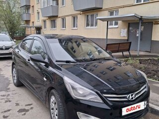 2015 Hyundai Solaris I Рестайлинг, чёрный, 600000 рублей, вид 1