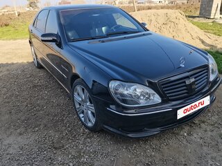 2003 Mercedes-Benz S-Класс 500 Long IV (W220) Рестайлинг, чёрный, 850000 рублей, вид 5