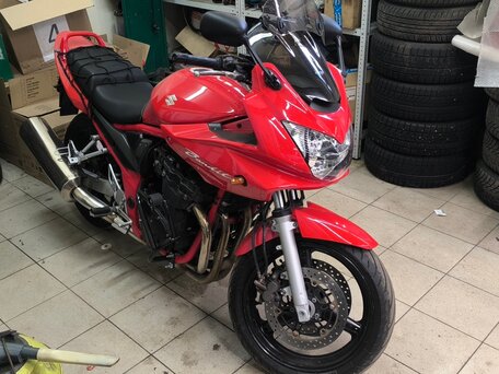 2005 Suzuki Bandit GSF 650, красный, 390000 рублей, вид 1
