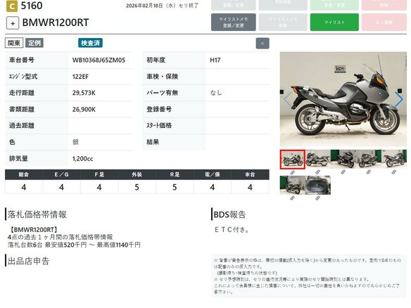 2005 BMW R 1200 RT, серый, 749000 рублей - вид 10