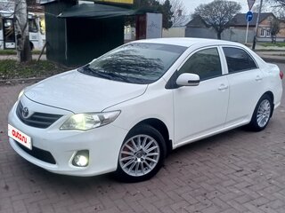2013 Toyota Corolla X (E140, E150) Рестайлинг, белый, 1150000 рублей, вид 4