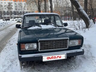 1998 Lada (ВАЗ) 2107, зелёный, 120000 рублей, вид 2