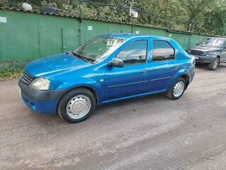 2006 Renault Logan I, синий, 199800 рублей, вид 1