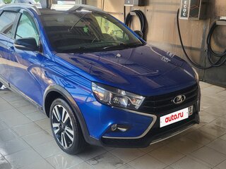 2021 Lada (ВАЗ) Vesta SW I, синий, 1350000 рублей, вид 2