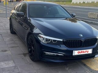 2018 BMW 5 серии 520i VII (G30/G31/G38), синий, 3270000 рублей, вид 3