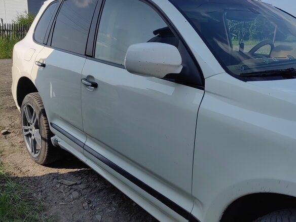 2008 Porsche Cayenne S I Рестайлинг (957), белый, 750000 рублей - вид 5