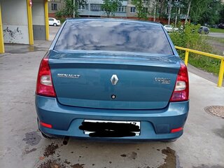 2011 Renault Logan I Рестайлинг, синий, 420000 рублей, вид 4