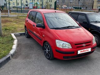 2004 Hyundai Getz I, красный, 390000 рублей, вид 4