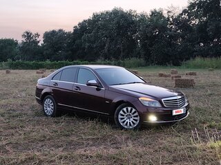 2008 Mercedes-Benz C-Класс 180 Kompressor III (W204), пурпурный, 1050000 рублей, вид 4