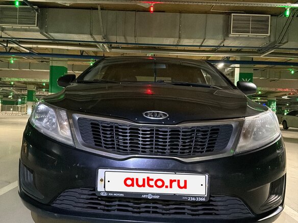 2012 Kia Rio III, чёрный, 750000 рублей - вид 3