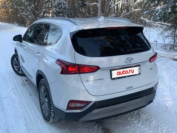 2019 Hyundai Santa Fe IV, белый, 2220000 рублей - вид 9
