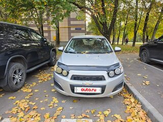 2012 Chevrolet Aveo II, серебристый, 470000 рублей, вид 1