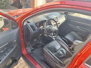 2012 Mitsubishi ASX I Рестайлинг, красный, 950000 рублей, вид 4
