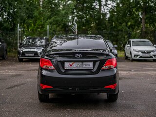 2015 Hyundai Solaris I Рестайлинг, чёрный, 999000 рублей, вид 4