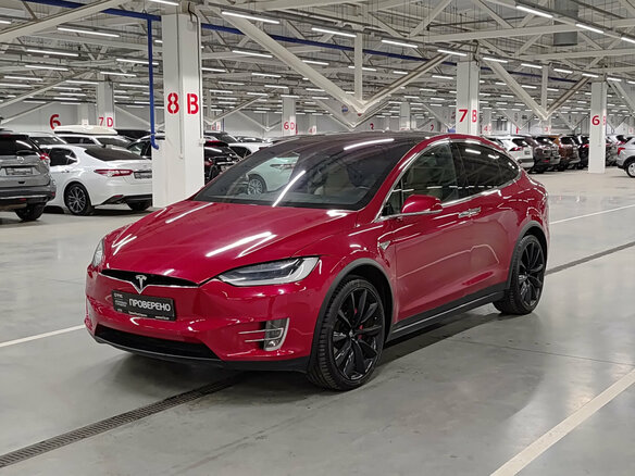 2016 Tesla Model X P90D I, красный, 3850000 рублей