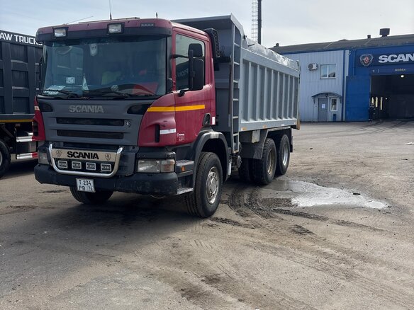 2008 Scania P-series, красный - вид 8
